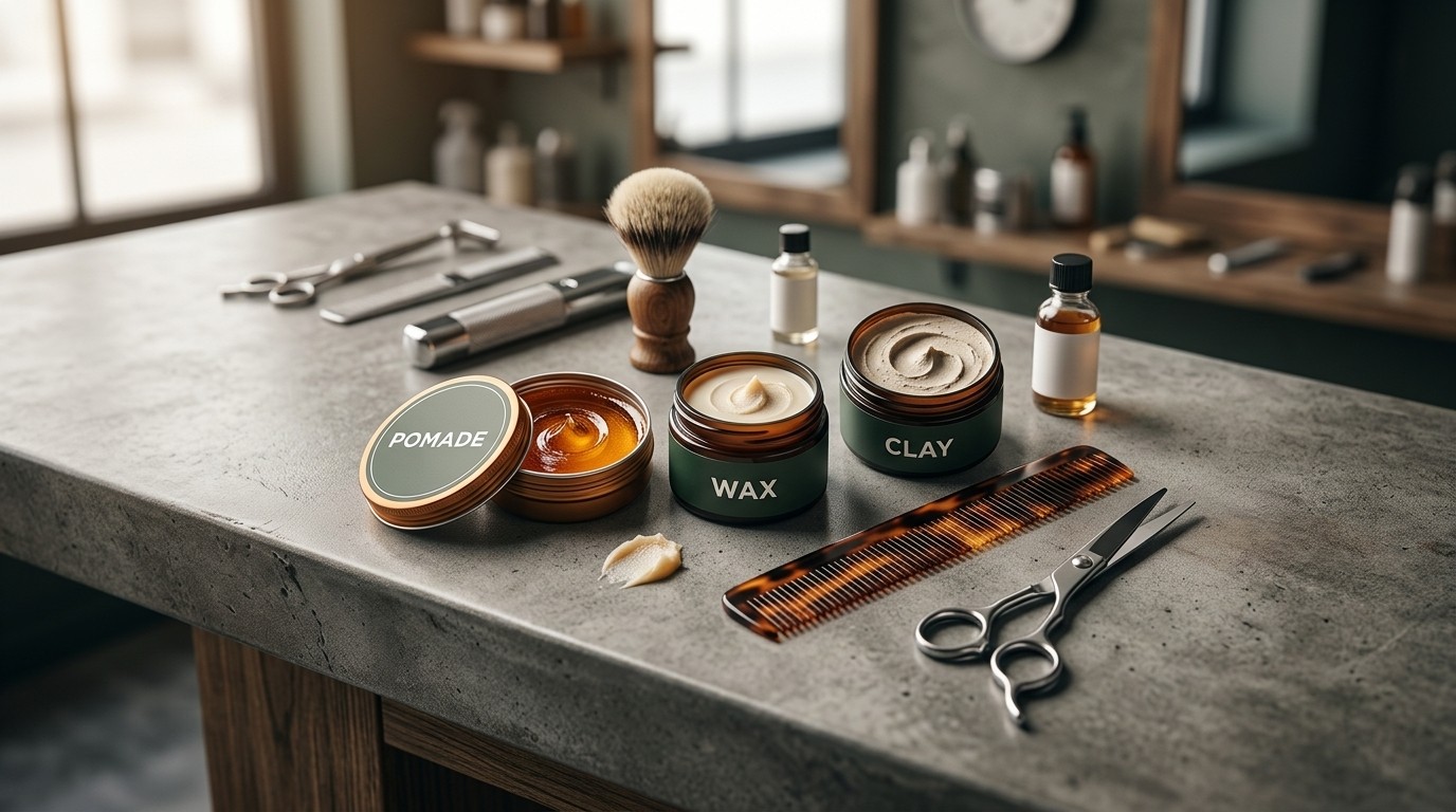 Pomade vs. Wax vs. Clay: Welches Haarstyling-Produkt ist das Beste für Männer?